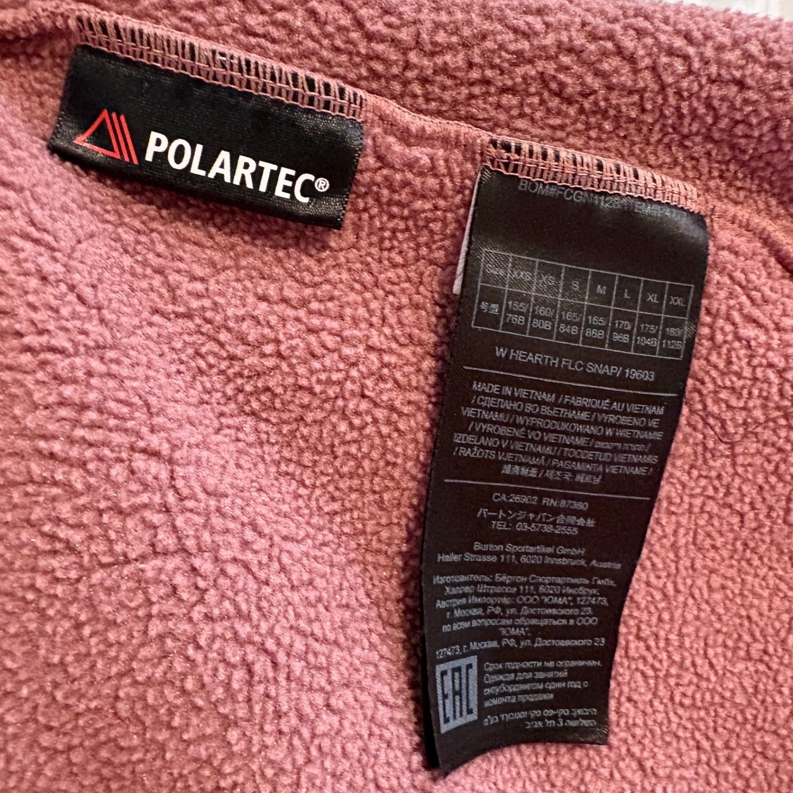 Burton Women's Hearth Snap-Up Fleece Jacket | Small — image 7 of 7